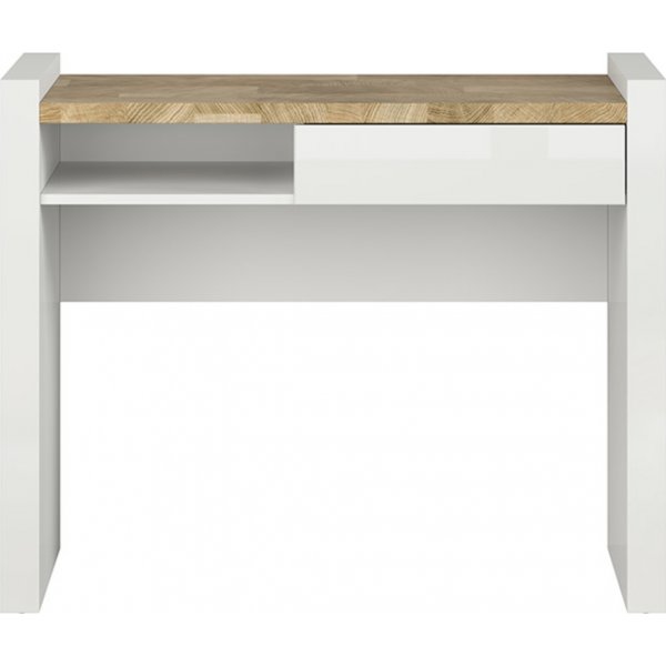 Table console Alameda 100 x 41,2 cm - Blanc/chne