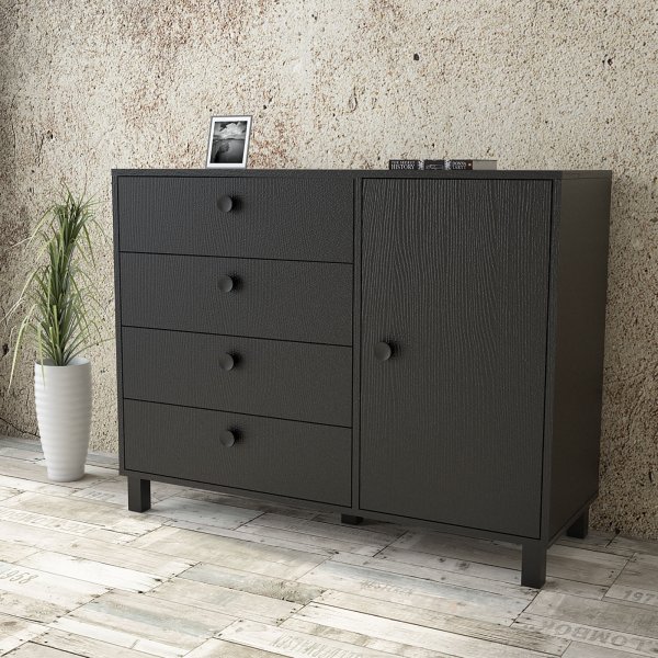 Vilamo byrå 81 - Svart Vilamo byrå 81 - Svart