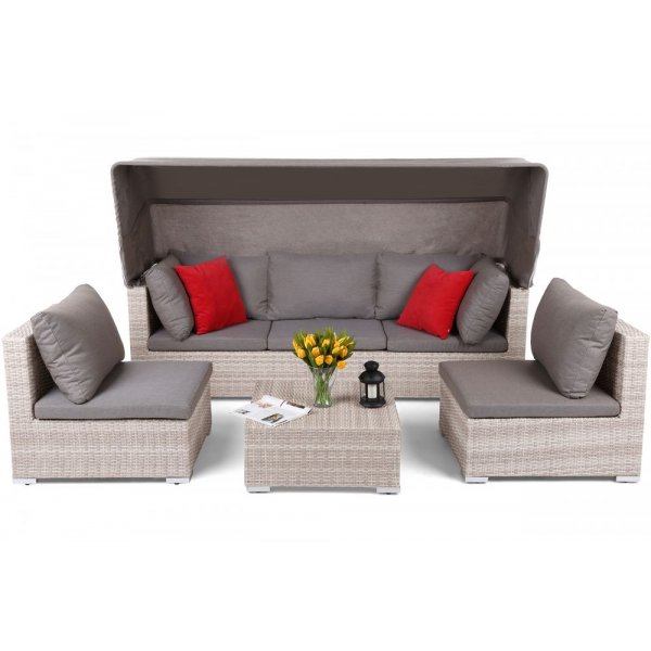 Modulsoffa Vigo - Beige/beige melerad