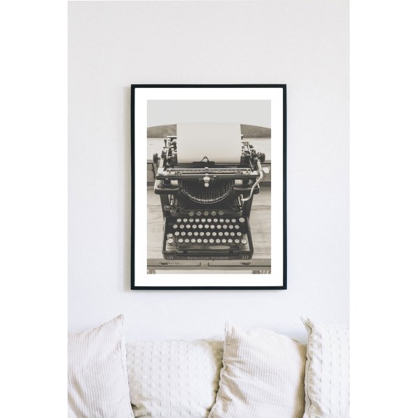 Posterworld - Motief Typemachine - 50 x 70 cm