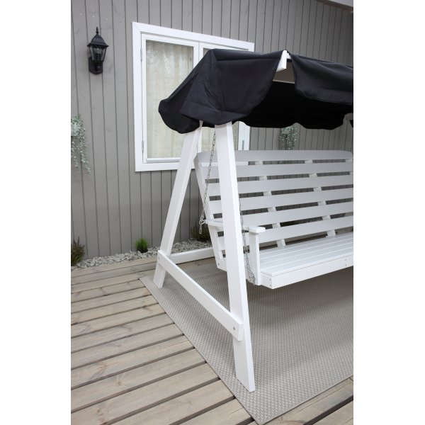 Hamac Pelle - Blanc/noir + Nettoyage textile pour meubles