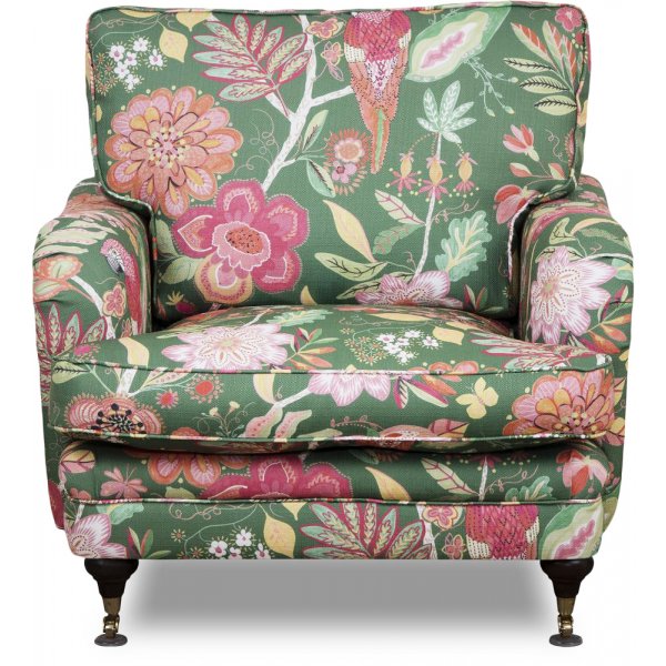 Fauteuil Howard bloemenstof Groen Fauteuil Howard bloemenstof Groen