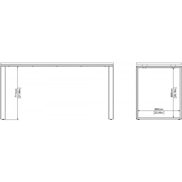 Bureau Sign 150 cm - Gris mat/hickory Bureau Sign 150 cm - Gris mat/hickory