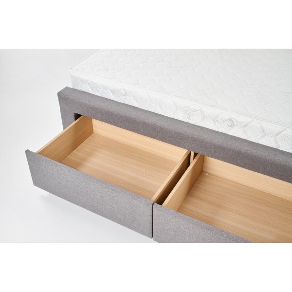 Arijana 180x200 cm grijs bedframe met opbergruimte