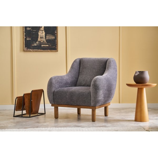 Fauteuil Reims - Gris Fauteuil Reims - Gris