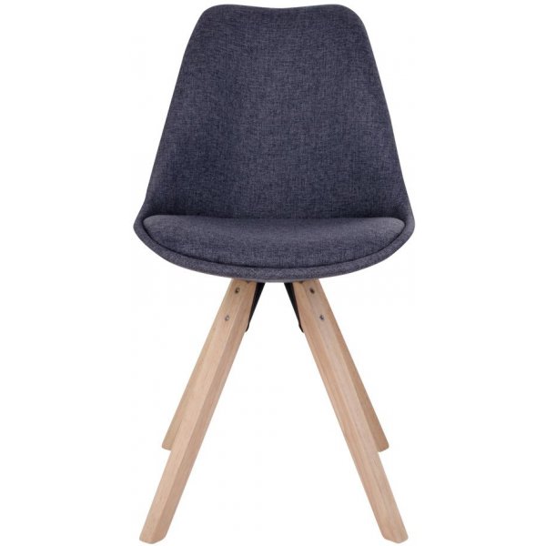 Bergen Matstol - Mörkgrå/natur Bergen Matstol - Mörkgrå/natur