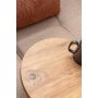 Mitazor sidobord 38 cm - Furu/svart
