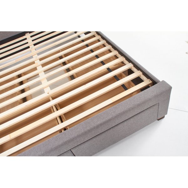 Arijana 180x200 cm grijs bedframe met opbergruimte