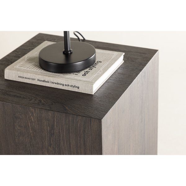 Table basse York 40 x 40 cm - Moka