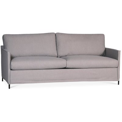 Depart 2-sits soffa med avtagbar kldsel - Ljusgr (Linnetyg)