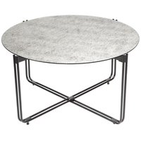 Lori soffbord 85 cm diameter - Antikfärgad spegelglas Lori soffbord 85 cm diameter - Antikfärgad spegelglas