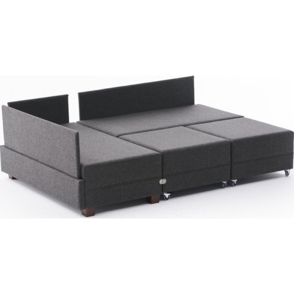 Fly canapé d'angle gauche - Anthracite Fly canapé d'angle gauche - Anthracite