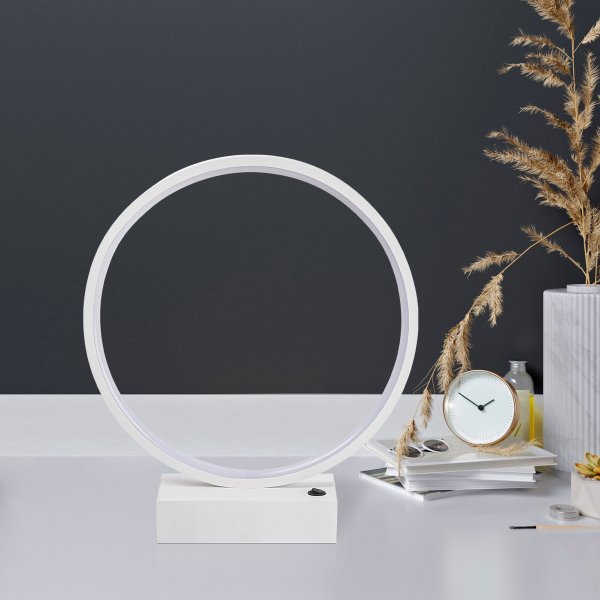 Lampe à poser Haldur - Blanc Lampe à poser Haldur - Blanc