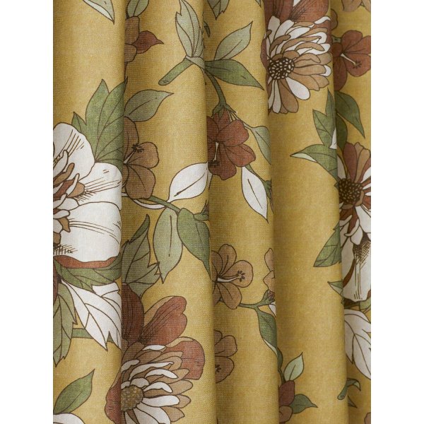 Rideau Kristin lot de 2 2 x 140 x 250 cm - Miel Rideau Kristin lot de 2 2 x 140 x 250 cm - Miel