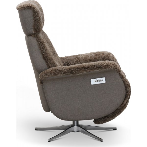 Duvnäs flip-up fåtölj - Beige fårskinn Duvnäs flip-up fåtölj - Beige fårskinn