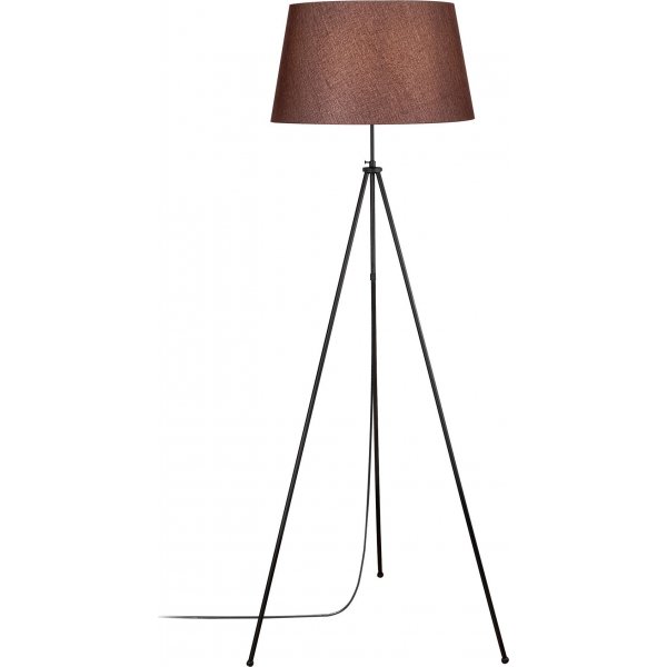 Lampadaire trépied - Noir/marron Lampadaire trépied - Noir/marron