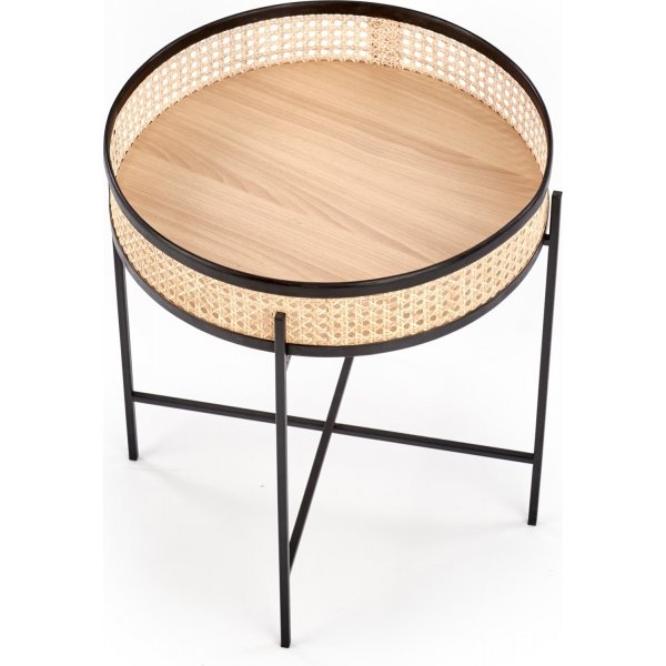 Sulawe salontafel Ø50 cm - Zwart Sulawe salontafel Ø50 cm - Zwart