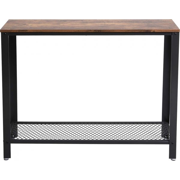 Freddie consoletafel 101,5 x 35 cm - Bruin/zwart