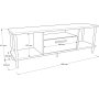 Banc mdia Noble - Pin/gris