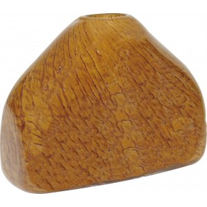 Meliza glazen vaas - Bruin