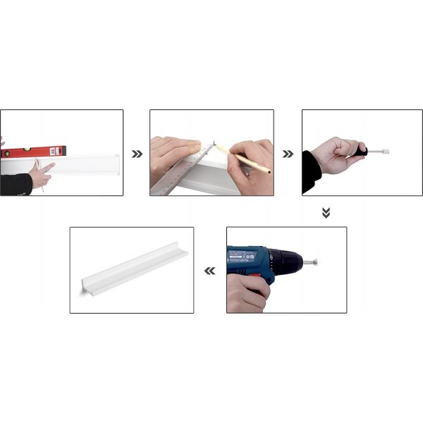 Étagère murale Suwon 60 cm - Blanc Étagère murale Suwon 60 cm - Blanc