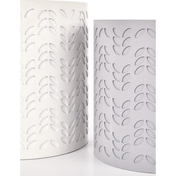 Table banc Trudie 35/39 cm - Blanc/gris