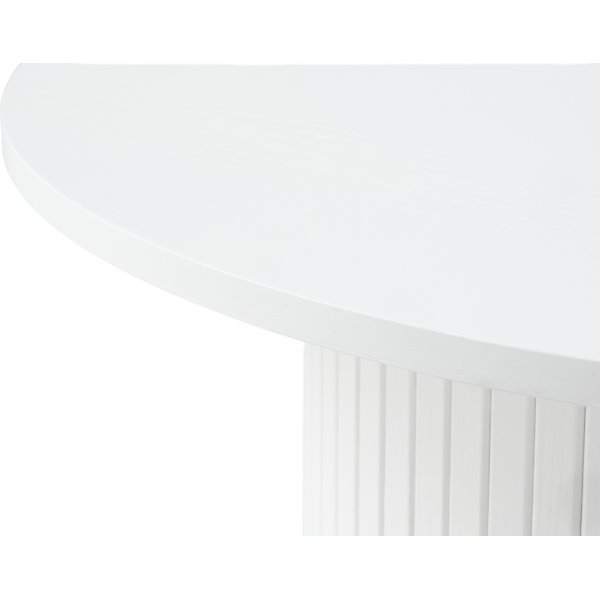 Mood runt soffbord i vitbetsad ek Ø90 cm Mood runt soffbord i vitbetsad ek Ø90 cm