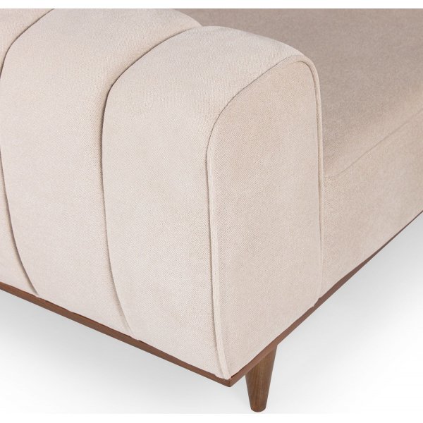 Ivory 3-sits soffa - Cream