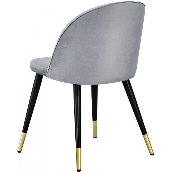 Alice matstol - Mssing/ljusgr sammet