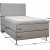 Dream compleet continentaal bed met hoofdbord en zakophanging - 120 x 200 cm - Beige