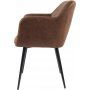 Fauteuil in bruin PU - Lamar