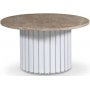 Sumo Soffbord 85 - Vitbetsad ek / Beige Empradore