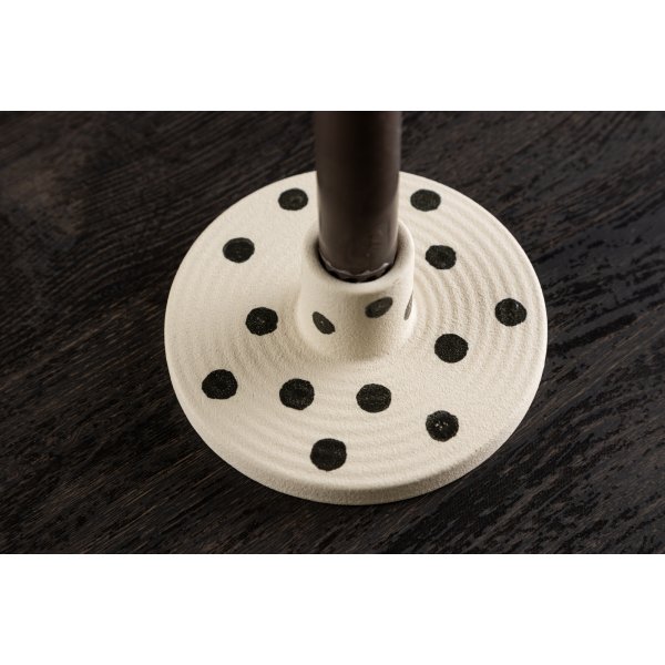 Bette ljusstake 12 x 5 cm - Svart/Vit Bette ljusstake 12 x 5 cm - Svart/Vit