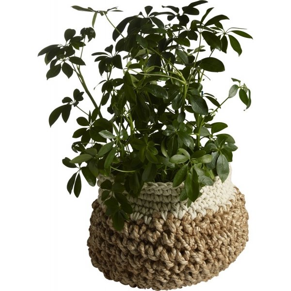 Amara mand 25 x 25 cm - Jute/Creme Amara mand 25 x 25 cm - Jute/Creme