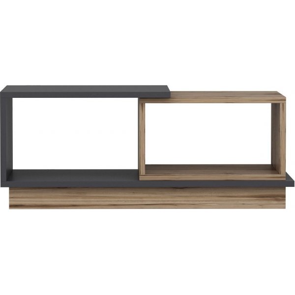 Concept soffbord 90 x 45 cm - Antracit/ek