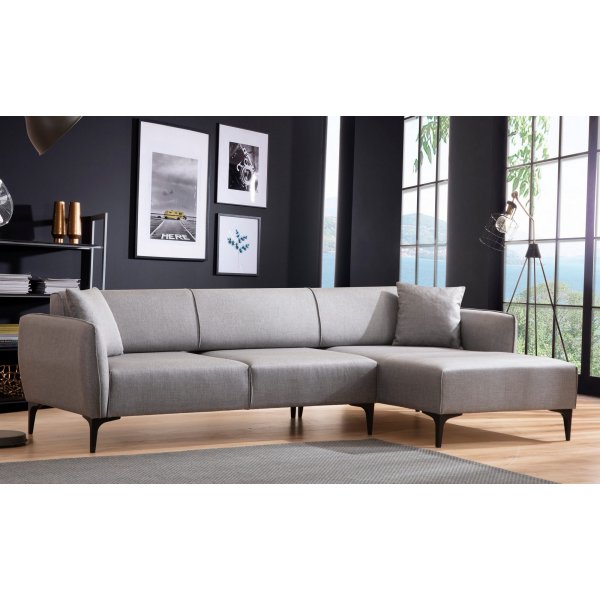 Canap divan Belissimo - Gris