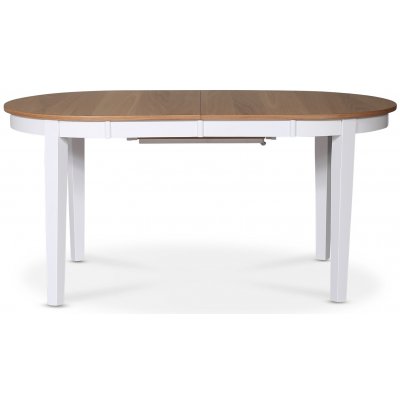 Fr ovalt matbord i ek 160/210x90