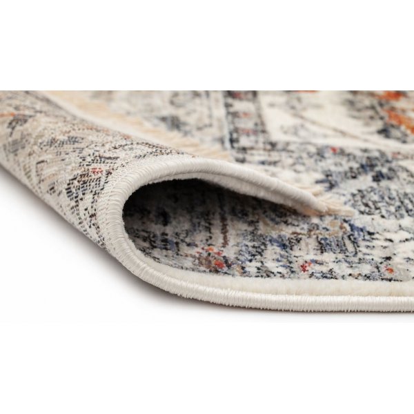 Laura Keshan - Creme/Blå Laura Keshan - Creme/Blå