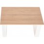 Ground soffbord 100 x 64 cm - Vit
