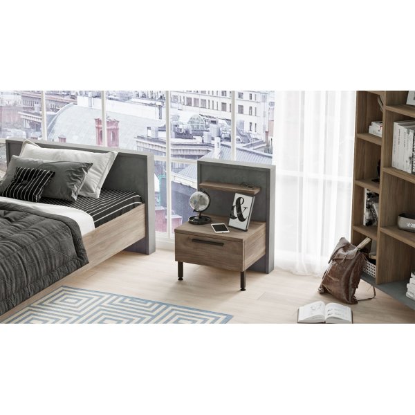 Home s�ngbord - Brun/gr�