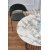 Brodway runt matbord 110 cm i vit marmor fanr