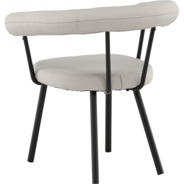 Vsters x Josefin Lustig karmstol - Off-white/svart