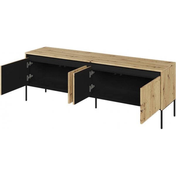 Trend TV-bänk B167 cm - Artisan ek/svart Trend TV-bänk B167 cm - Artisan ek/svart