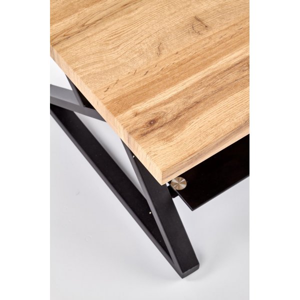 Table basse Catja 110 cm - Chêne/noir Table basse Catja 110 cm - Chêne/noir