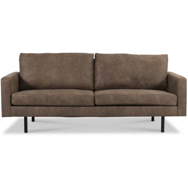 Chicago 3-sits soffa 210 cm - Brun vintage (PU) Chicago 3-sits soffa 210 cm - Brun vintage (PU)