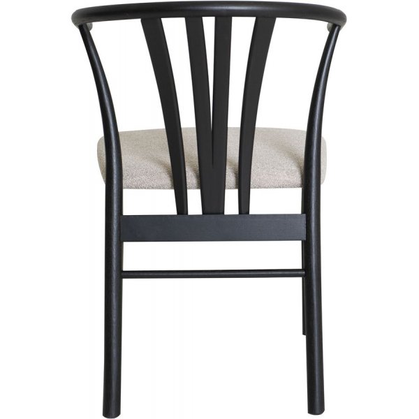 Aron stol - Svart / beige Aron stol - Svart / beige