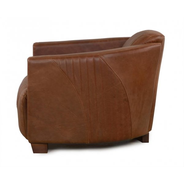 Heritage Clubfåtölj i anilinläder (stripes) Heritage Clubfåtölj i anilinläder (stripes)