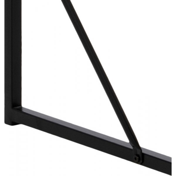 Mange-debout Seaford 120 x 60 cm - Noir