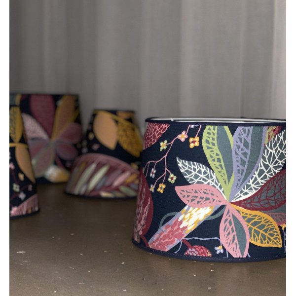 Ovale Frank lampenkap - Marineblauw Ovale Frank lampenkap - Marineblauw