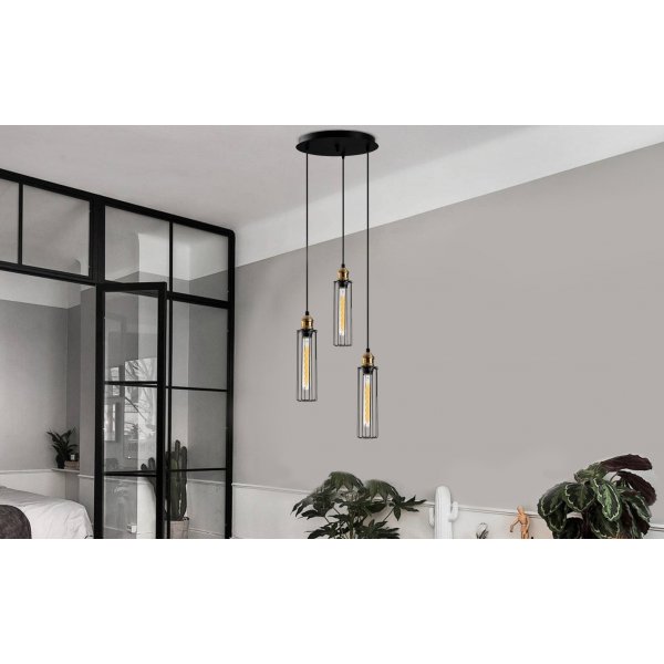 Plafonnier Zumba 705-S2 - Noir Plafonnier Zumba 705-S2 - Noir